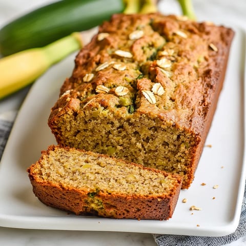 zucchini banana oat bread