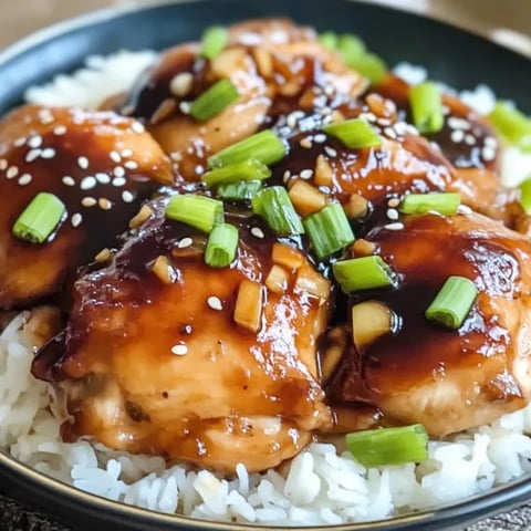 A plate of chicken with rice and sauce.