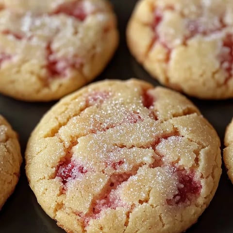 A close up of a cookie with pink frosting.
