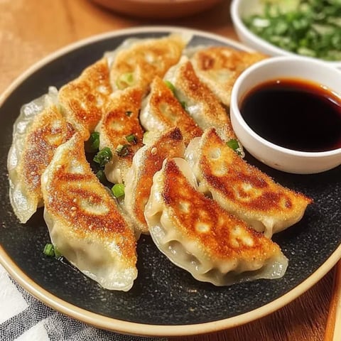 A plate of food with sauce.