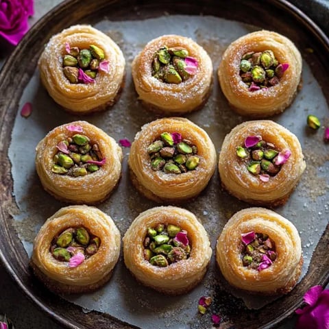 A plate of pastries with pink and green sprinkles.