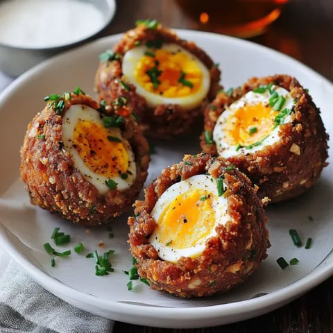 A plate of food with eggs and meat.