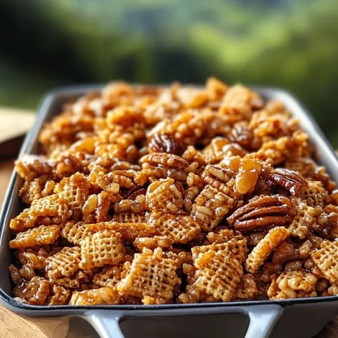 A pan of pecans and corn.
