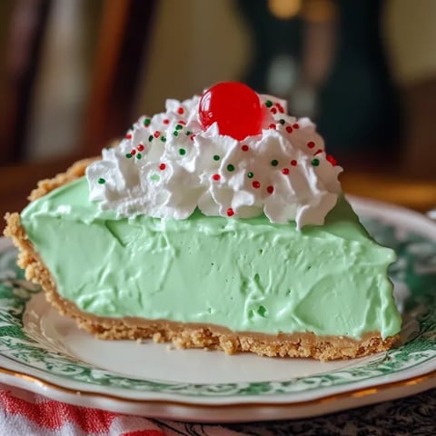 A slice of pie with whipped cream and a cherry on top.