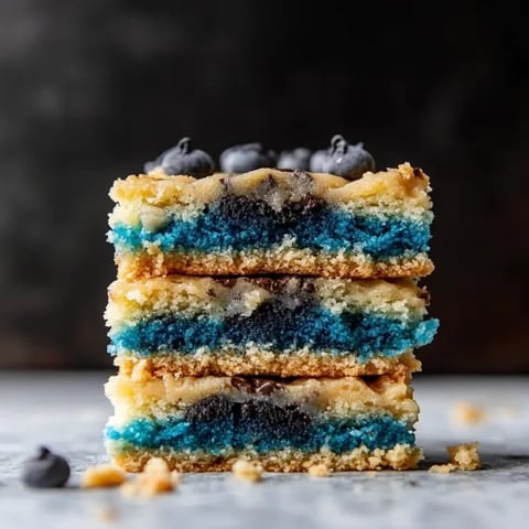 Cookie Monster Gooey Butter Cake