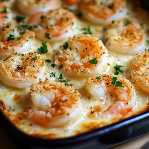 Delicious Garlic Shrimp Gratin Recipe – Easy & Flavorful!