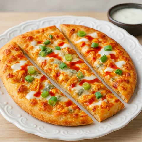 A slice of pizza with cheese and peppers.