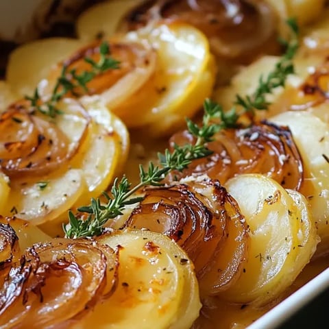 A dish of food with onions and garlic.