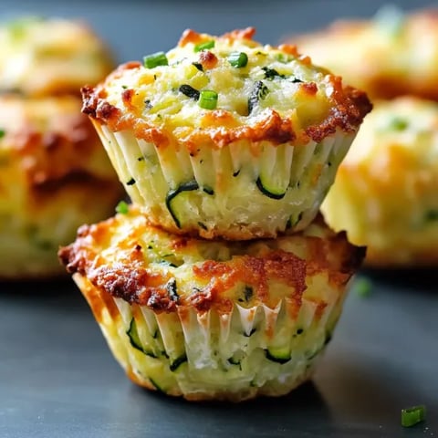 A stack of zucchini muffins.