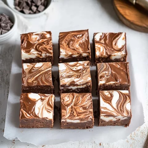 A plate of brownies with white frosting.