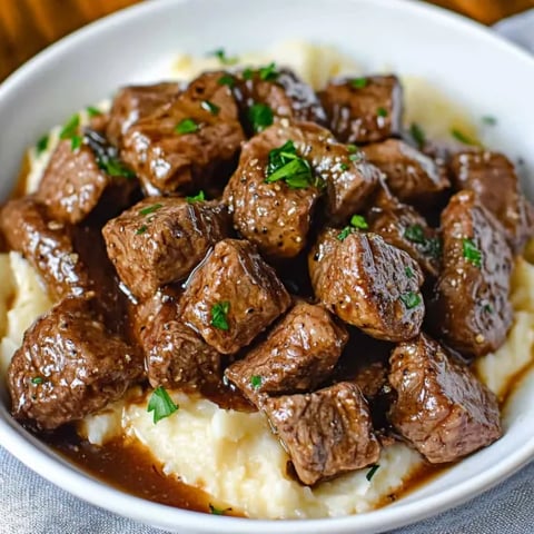 A bowl of meat and potatoes.