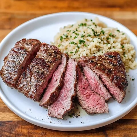 A plate of meat and rice.