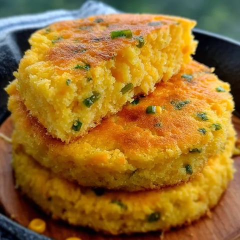 A stack of three cakes with green toppings.