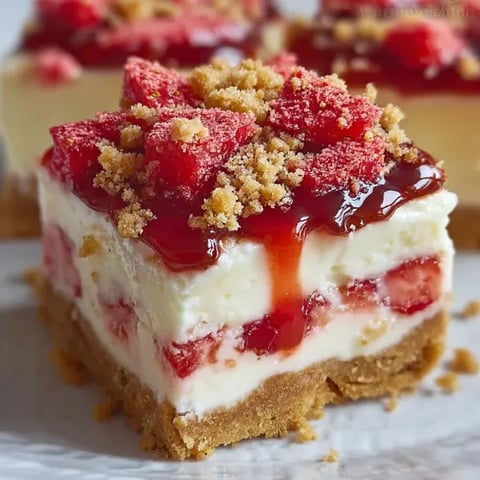 A slice of cake with strawberries and whipped cream.