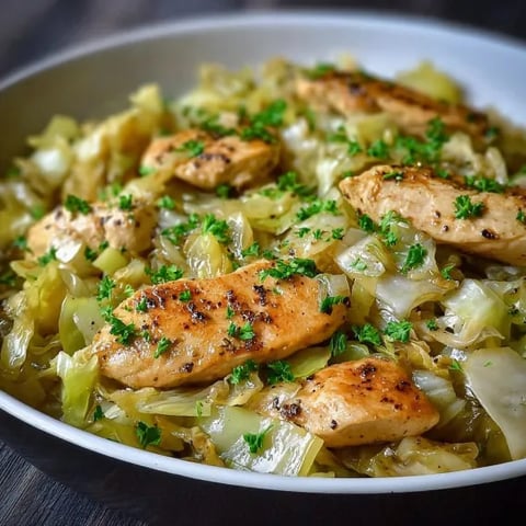 A plate of food with chicken and vegetables.