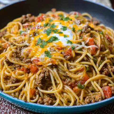 A bowl of spaghetti with meat sauce and cheese.