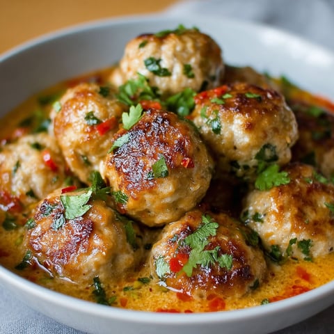 A bowl of meatballs in a sauce.