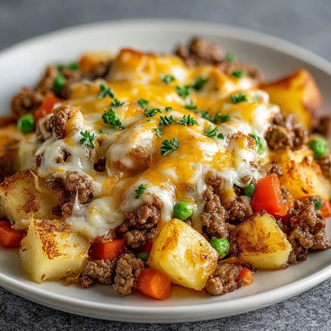 A plate of food with a variety of ingredients.