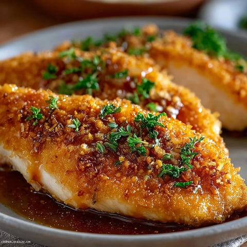 A plate of crunchy honey chicken.