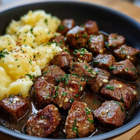 A plate of food with meat and potatoes.
