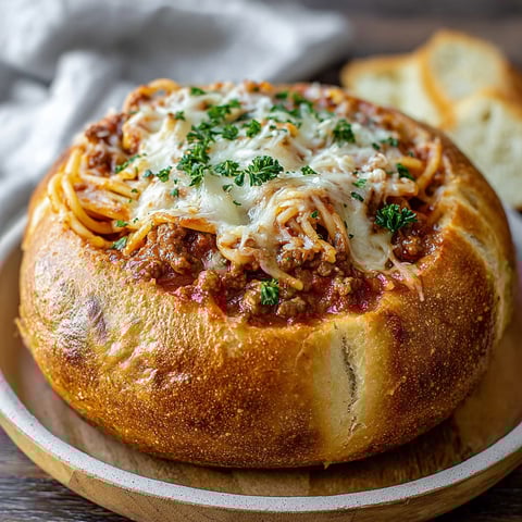 A bowl of pasta with cheese and herbs.