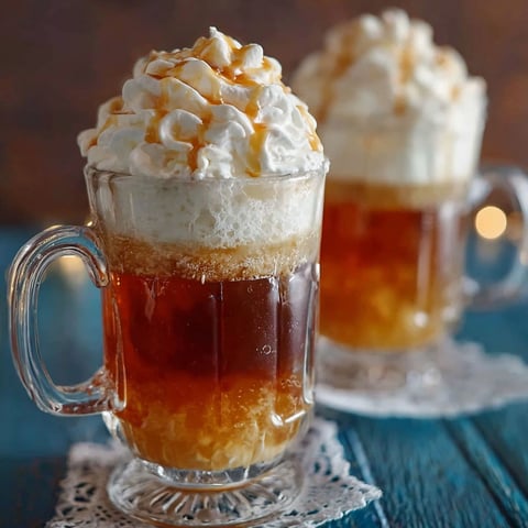 Two glasses of Butterbeer.