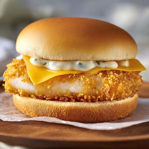 A McDonald's Filet O Fish sandwich.