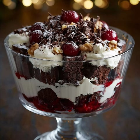 A glass bowl filled with a dessert.