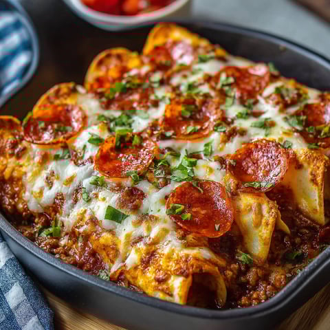 A pan of pizza with pepperoni and cheese.