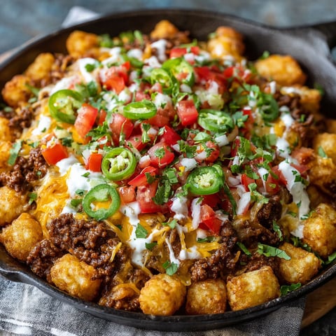 A delicious meal of ground beef and cheese.