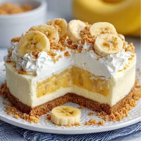 A slice of banana pudding cheesecake.