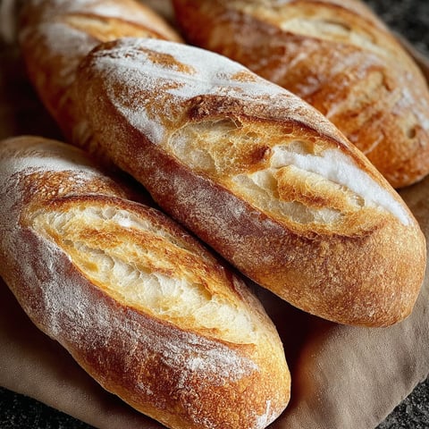 A pile of crusty mini baguettes.