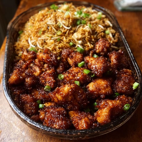 A homemade meal of chicken and fried rice.