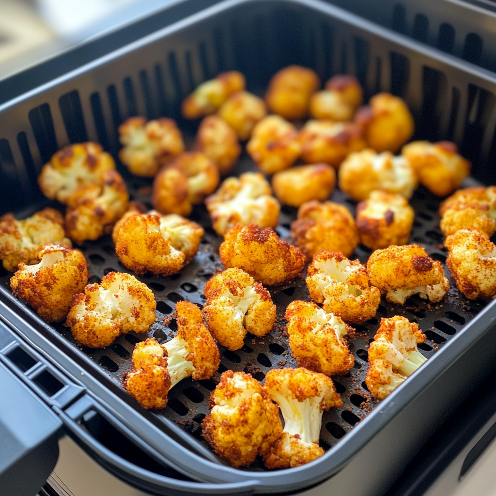 Crispy Air Fryer Cauliflower With Blue Cheese Dip - Zest Plate